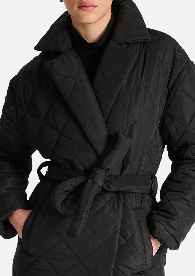 Mia Longline Quilted Jacket